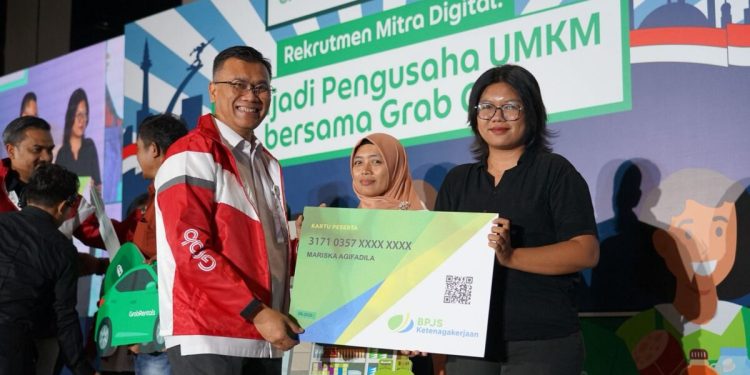 BPJS Ketenagakerjaan Dukung Hadirkan Bantalan Sosial Digital bagi Mitra Grab dan Kemenkop UKM