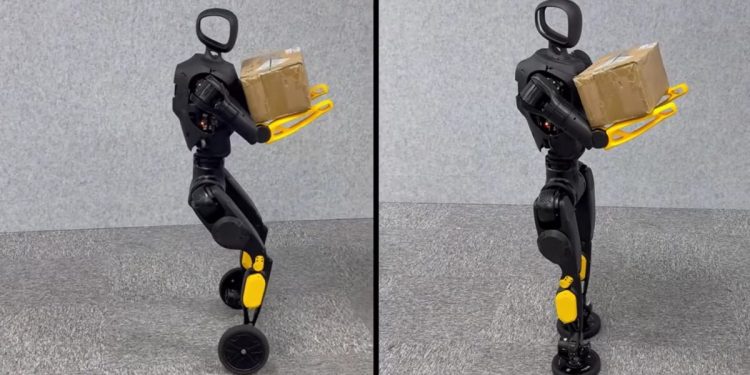 Robot Terbaru dari China Memiliki Kemampuan Berjalan dan Beroda