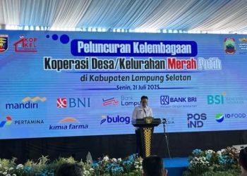 Peluncuran Koperasi Merah Putih di Kalianda