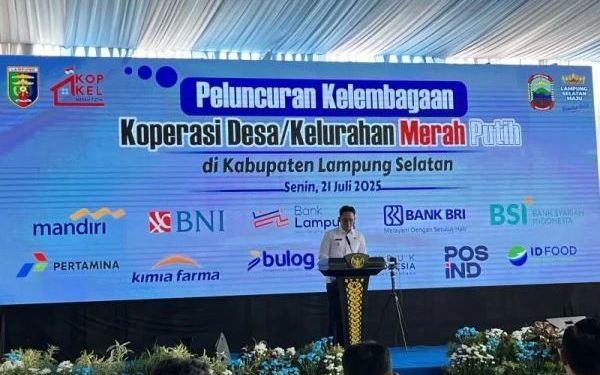 Peluncuran Koperasi Merah Putih di Kalianda