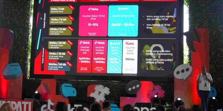 SIMPATI TikTok untuk Kreator dan UMKM dari Telkomsel dan GoPay