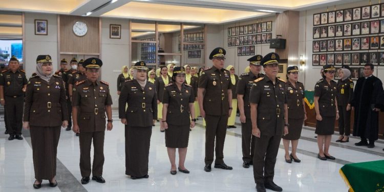 Wakajati dan Kajari Lampung Dilantik, Berikut Daftarnya