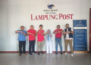 Silaturahmi Tim Lampung ke Media Ulas Layanan Telkomsel One