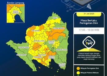 Kemarau Basah di Lampung, Musim Hujan Dimulai November