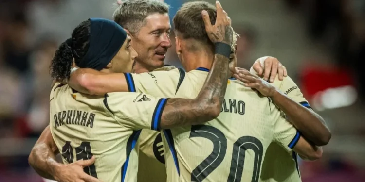 Barcelona Kalahkan FC Soul 7-3 dalam Pertandingan Uji Coba Pramusim