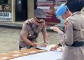 Sertijab Kapolres Pesisir Barat, Enam Pejabat Resmi Berganti