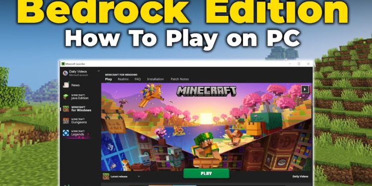 Panduan Mengunduh Minecraft Bedrock Edition di PC