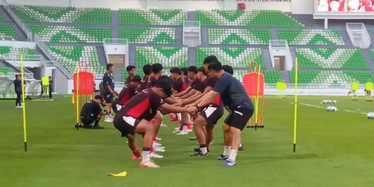 Timnas U-17 Indonesia Mulai Latihan Perdana di Stadion Utama Sumut