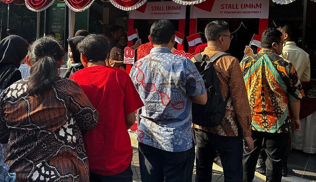 UMKM Diajak Meriahkan HUT ke-80 RI, Dagangan Diborong untuk Karyawan