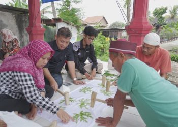 Pelatihan Ecoprint sebagai Terapi di Lampung