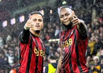 Menang Dramatis Melawan Fulham, Bournemouth Naik ke Peringkat Dua