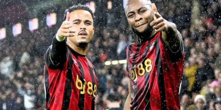 Menang Dramatis Melawan Fulham, Bournemouth Naik ke Peringkat Dua