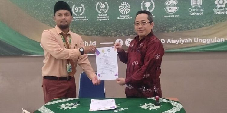 SD Muhammadiyah Metro Pusat Kerja Sama Tiga Sekolah Unggulan Jateng Tingkatkan Mutu Pendidikan Islam
