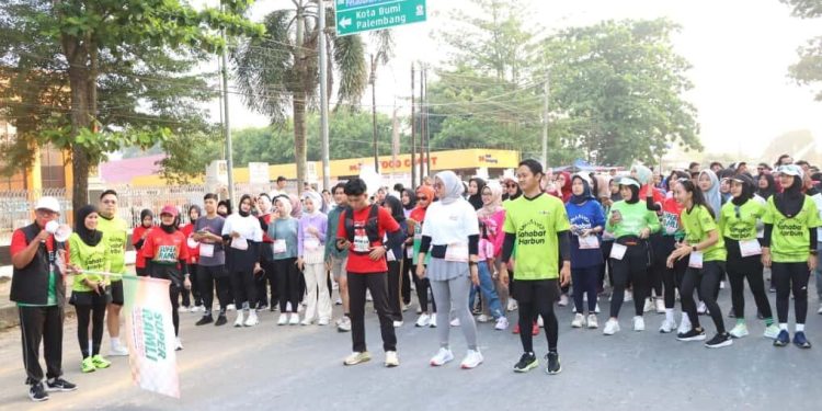 Virtual Run Perdana di Lampung Setiap Kilometer Menjadi Donasi