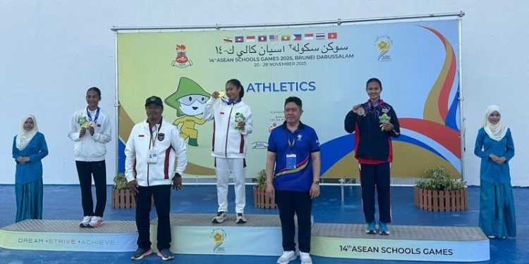Pelari Muda Lampung Raih Emas di Lomba 400 Meter Gawang ASG XIV