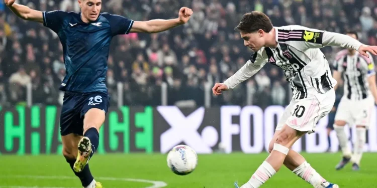 Juventus dan Lazio Sama Kuat 2-2 Berkat Gol Dramatis Kalulu
